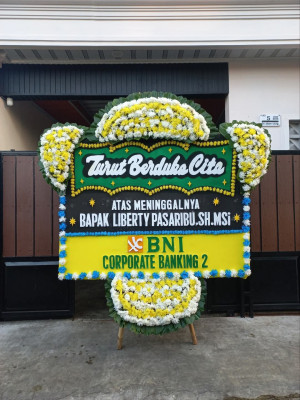 Papan Bunga Duka di Tanjung Karang Permai