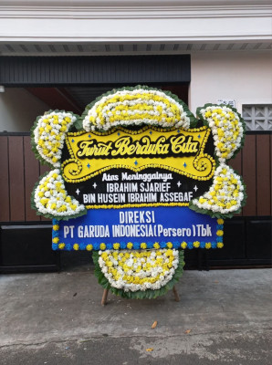 Papan Bunga Duka di Tanjung Karang Permai