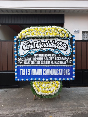 Papan Bunga Duka di Tanjung Karang Permai
